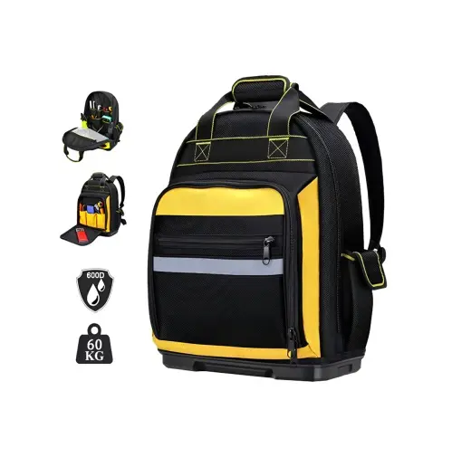 MOCHILA PORTAHERRAMIENTA CON BASE DE PLASTICO