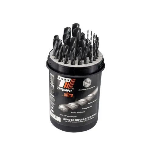 JUEGO DE BROCAS ULTRA P/ALTA VELOCIDAD(29 PZS)