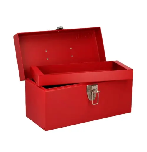 CAJA PARA HERRAMIENTA 14 " X6 " METALICA PARA USO PESADO