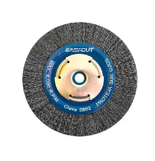 CARDA CIRCULAR ALAMBRE ONDULADO 6"X0.014"X5/8 A 1/2"X7/8" ACERO AL CARBON EASY-CUT