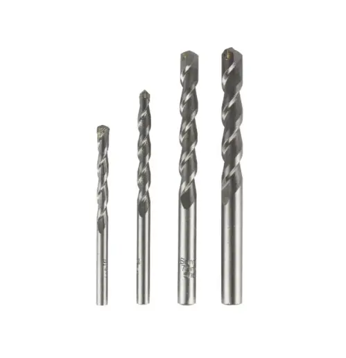 Brocas Juego 4 pzas acero alto carbono p/ concreto