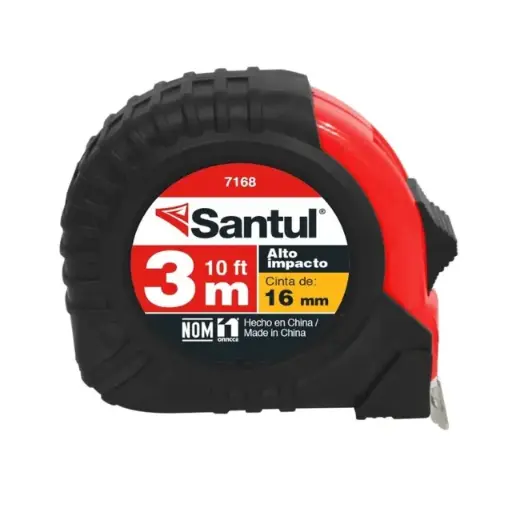 [7168 ST371683] Flexómetro 3m x 16mm contra impacto