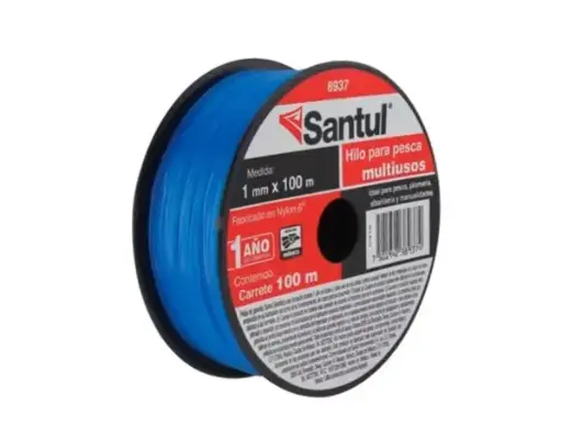 [8937 ST389374] Hilo de pesca 1mm azul de 100m