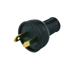 [2475 SE324757] Clavija redonda polarizada de plástico granel