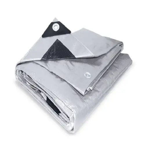 [5474 ST354747] Lona uso pesado gris 5 x 6 m