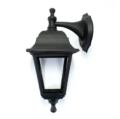 [1230 SE312303] Farol de pared clásico negro