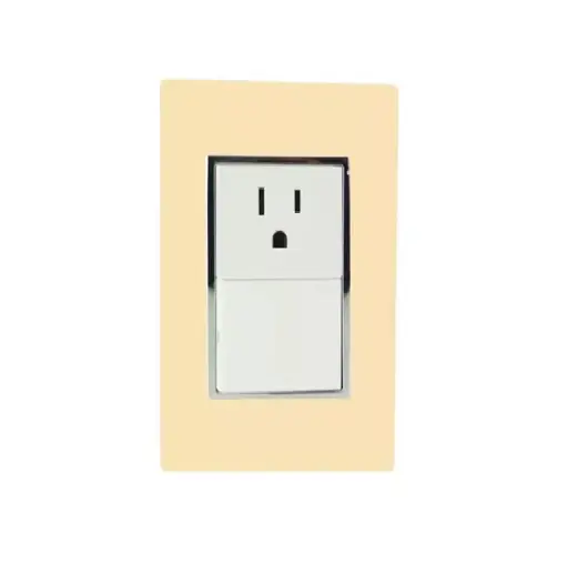 [4585 SE345851] Placa Venecia Champagne apagad or de escalera y contacto
