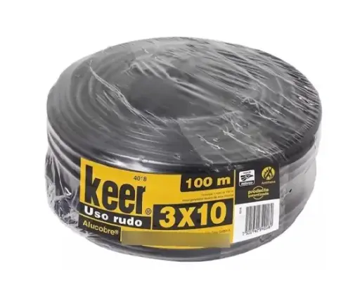 [4018 KR340184] Cable de uso rudo 3x10 precio x metro