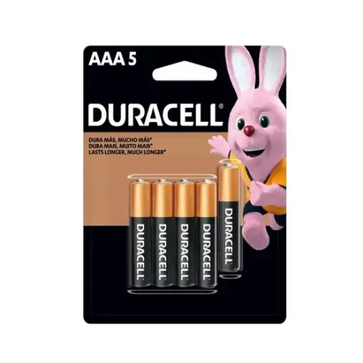 [A0 MN2401] PILA ALCALINA AAA DURACELL PROMOPACK C/5 PZAS PAQUETE