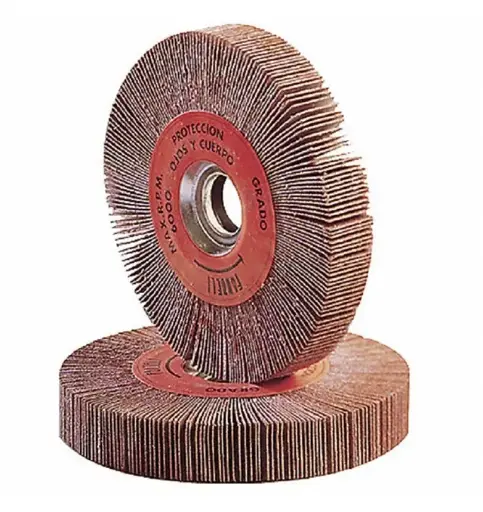 [F4 09156] RUEDA FLAP 6"X1"X1" G50 C/CENTRO METALICO METAL-METAL NO FERROSO-PLASTICO-MADERA (X-88)
