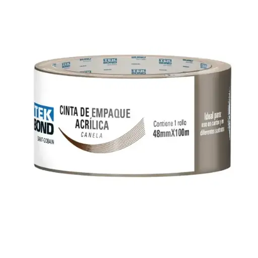 [N2 15446] CINTA EMPAQUE TEKBOND 48MMX100M CANELA