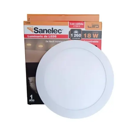 [1256] Lámpara circular 18W 36 leds luz cálida