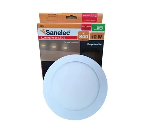 [1254] Lámpara circular 12W 24 leds luz cálida