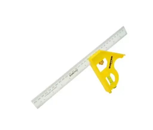 [U1 122265] ESCUADRA DE COMBINACION 12 MANGO PLASTICO CON BLOCK