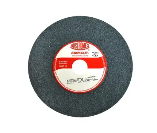 [A4 28] PIEDRA ABRASIVA T-1 8"X1"X1"G60 GRIS MEDIO USO GRAL-METAL-ESMERILAR-AFILAR-H.FORJ (EASY-CUT)