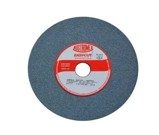 [A4 29] PIEDRA ABRASIVA T-1 8"X1"X1"G80 GRIS FINO USO GRAL-METAL-ESMERILAR-AFILAR-H.FORJ (EASY-CUT)