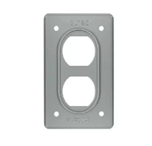 [46430] PLACA DE ACERO, FS, DOBLE, DE SOBREPONER, VOLTECH