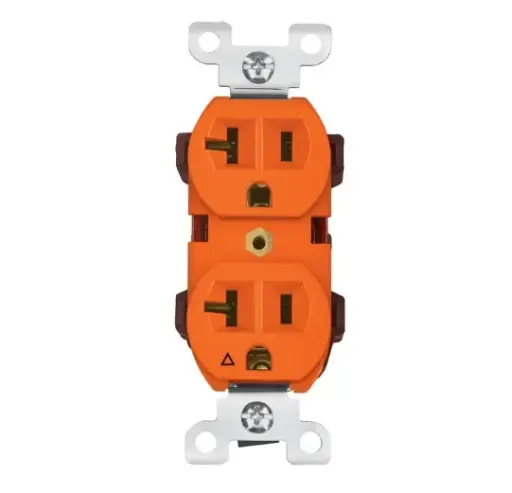 [48022] CONTACTO DUPLEX TIERRA AISLADA 20 A LINEA STANDARD