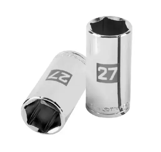 [101015] DADO LARGO DE 27 MM 6 PUNTAS CUADRO 1/2' TRUPER