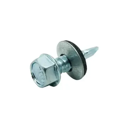 [T3 PPBJ1/4X1] PIJA HEXAGONAL PUNTA DE BROCA C/RONDANAS 1/4 X 1