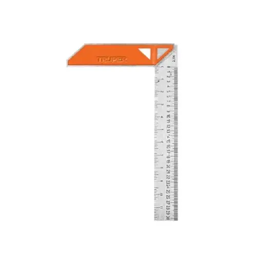 [14376] ESCUADRA PARA CARPINTERO, MANGO DE ALUMINIO, 12''