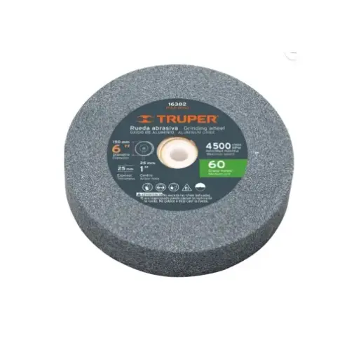 [16382] PIEDRA PARA ESMERIL 6 X 1" OXIDO DE ALUMINIO, GRANO 60