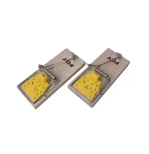 [U1 144460] RATONERA DE MADERA PARA RATON 4"(2PZAS)