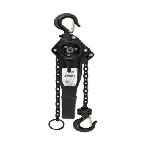 [PO5002] POLIPASTO  PALANCA 0.75T X 1.5M NEGRO