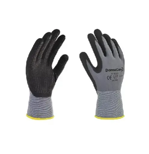 [51-655-8] GUANTE 15G ANTICORTE PALMA NITRILO+ T8