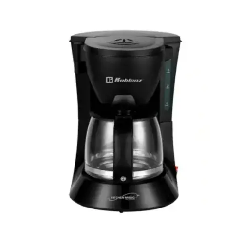[K3 CKM-204 N] CAFETERA 600 W CAPACIDAD 600 ML FILTRO LAVABLE FUNCION ANTIGOTEO COLOR NEGRO