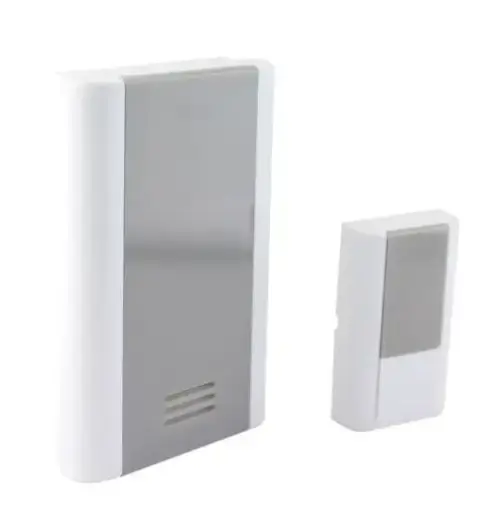 [2626] Timbre inalámbrico rectangular c/baterías, 1 control